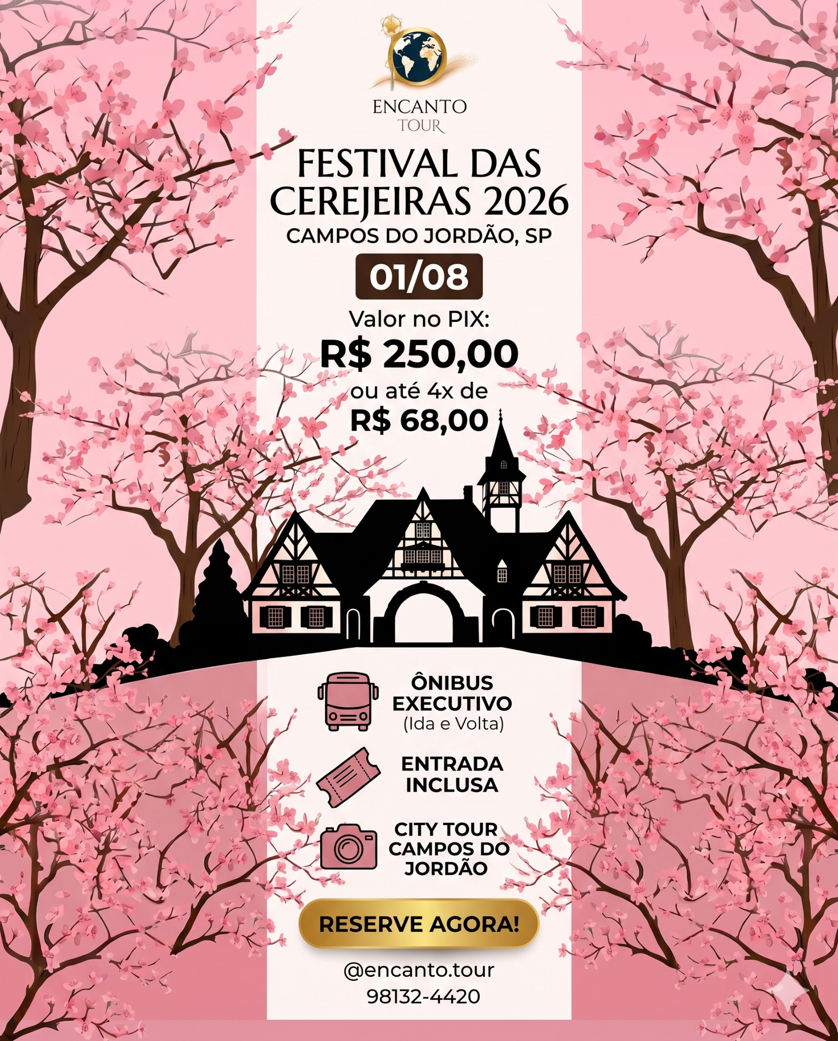 Festival das Cerejeiras 2026 em Campos do Jordão